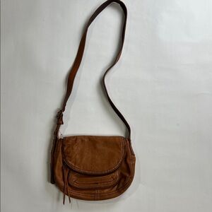 Lucky Brand Tan Leather Crossbody Bag